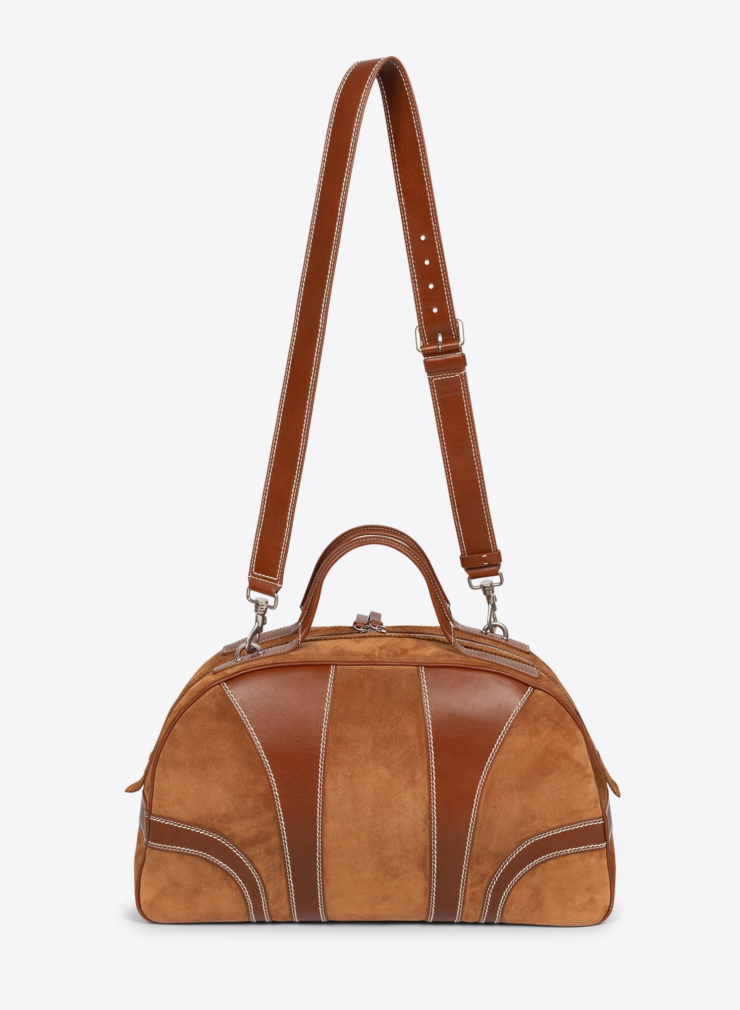 Suede Duffle Bag