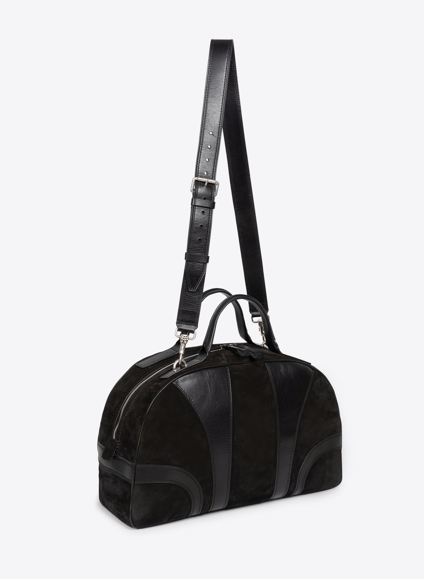 Suede Duffle Bag