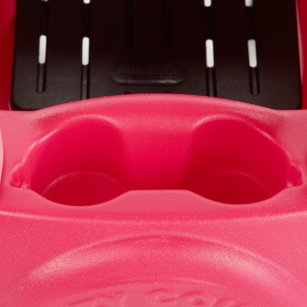 Princess Cozy Coupe® - Pink Ride-On Car with Parent Push Handle with Parent-Guided and Foot-Powered Play