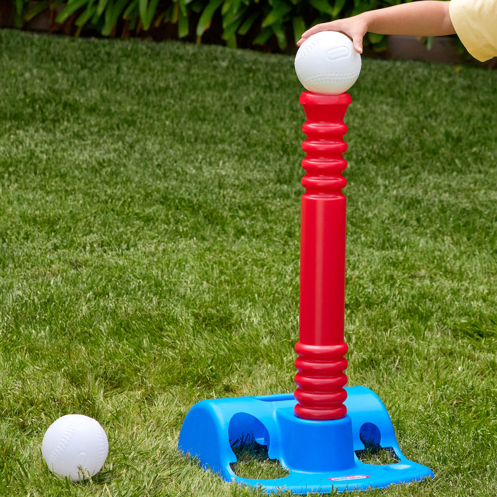 TotSports™ T-Ball Set - Beginner Batting Set with Adjustable Tee with Confidence-Building Active Play