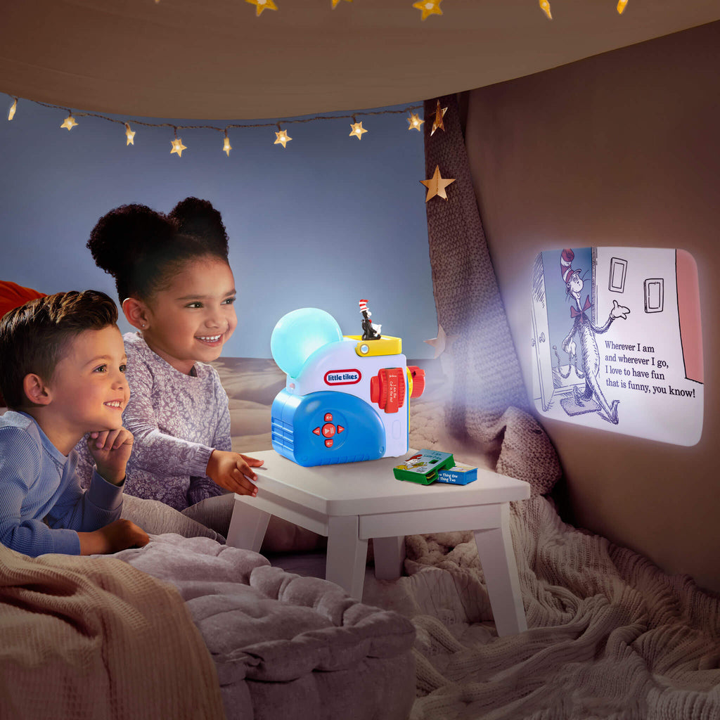 Story Dream Machine™ Dr. Seuss Starter Pack - Portable Story Projector Set with Character Figurine with Simple Controls and Portable Storage