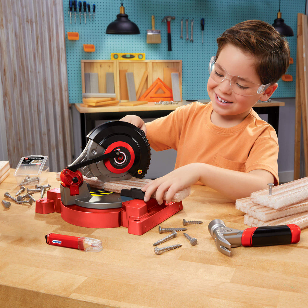 Creative Construction™ Power Cuts Set - Pretend Power Tool Set for Construction Play with Hands-On Building and Problem Solving