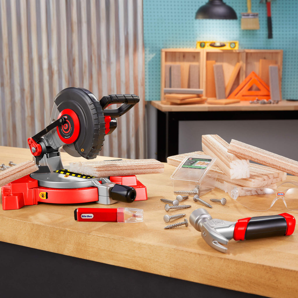 Creative Construction™ Power Cuts Set - Pretend Power Tool Set for Construction Play with Hands-On Building and Problem Solving