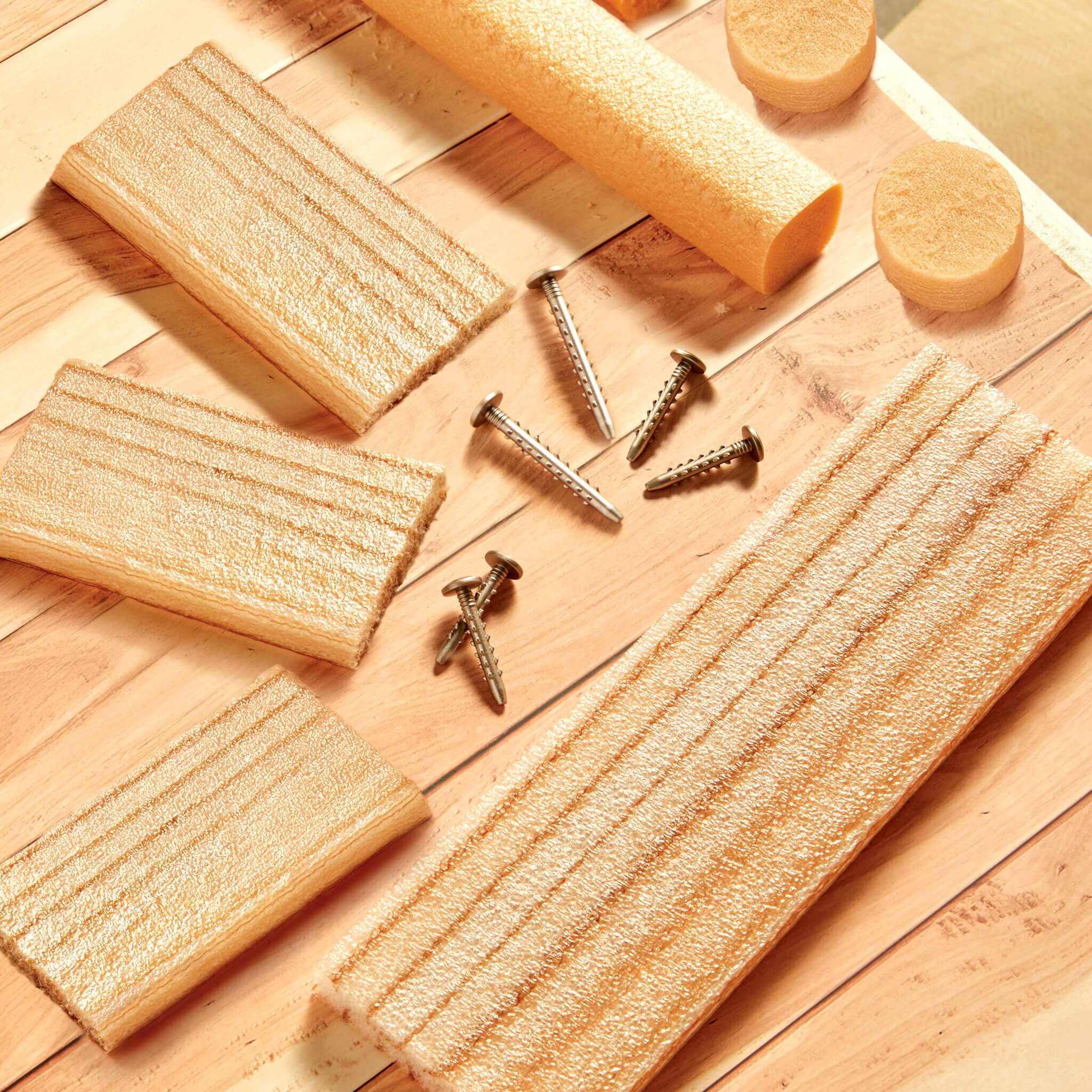 Creative Construction™ Wood, Nails and Screw Bundle - Pretend Building Materials for Workshop Play with Open-Ended Young Builder Play